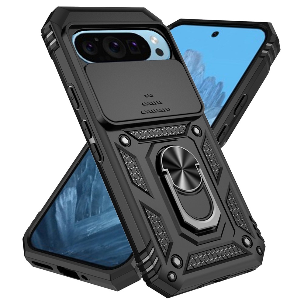 Slide odolný kryt na Google Pixel 10 Pro/Pixel 10/9 Pro/9 - čierny