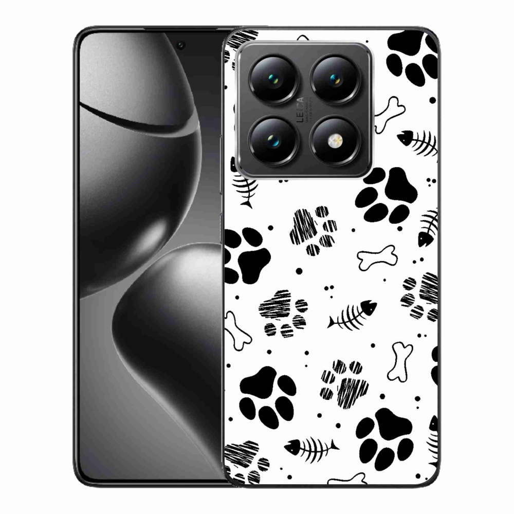 Gélový kryt mmCase na Xiaomi 14T - psie labky 1
