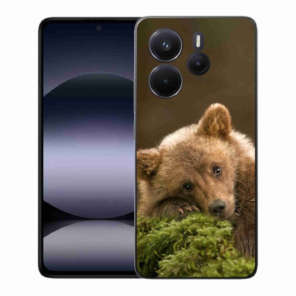 Gélový kryt mmCase na Xiaomi Redmi Note 14 - medveď