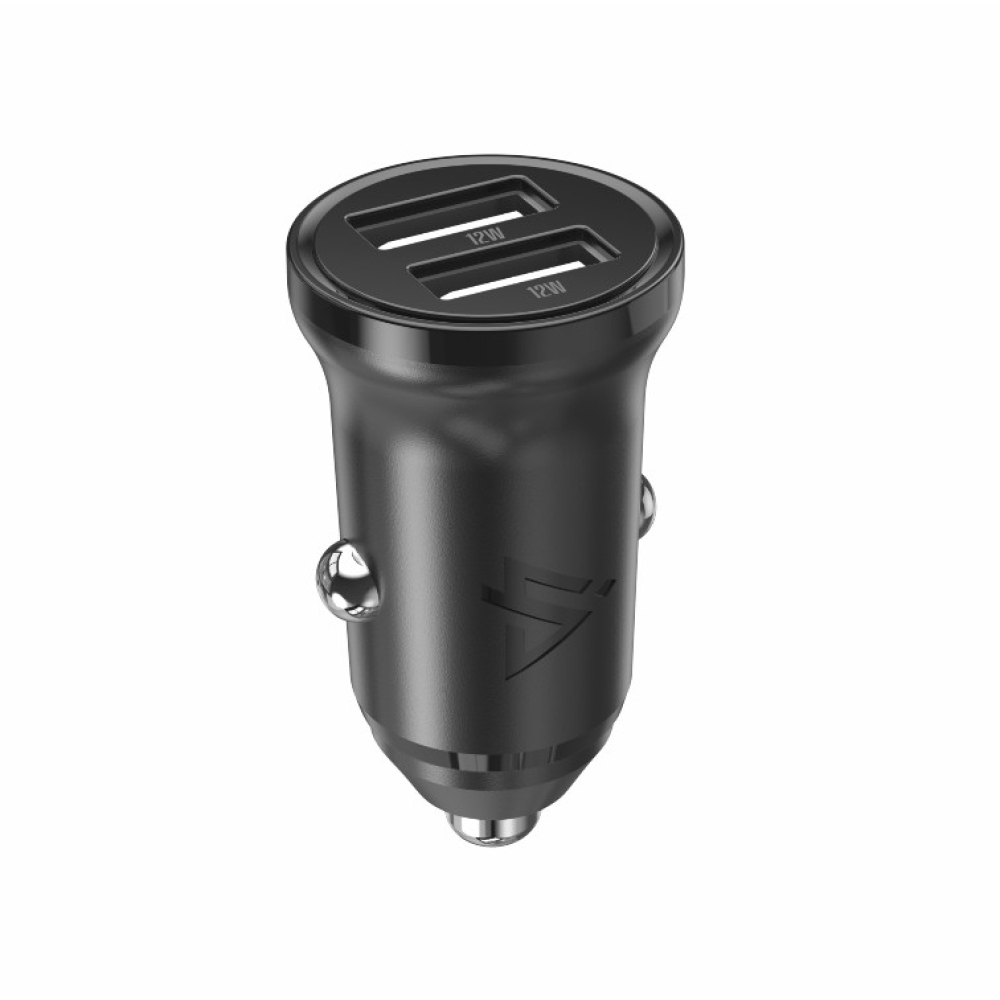 iPEAX Autonabíjačka CL-02, 4,8 A, 2x USB-A - čierna
