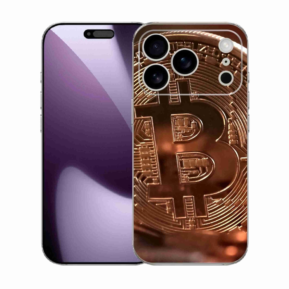 Gélový kryt mmCase na iPhone 17 Pro - bitcoin