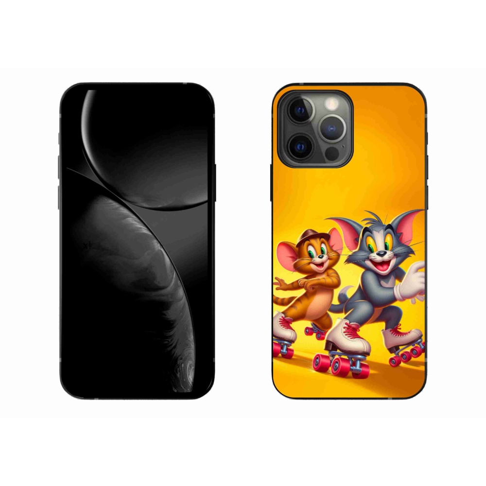 Gélový kryt mmCase na iPhone 13 Pro Max 6.7 - tom a jerry