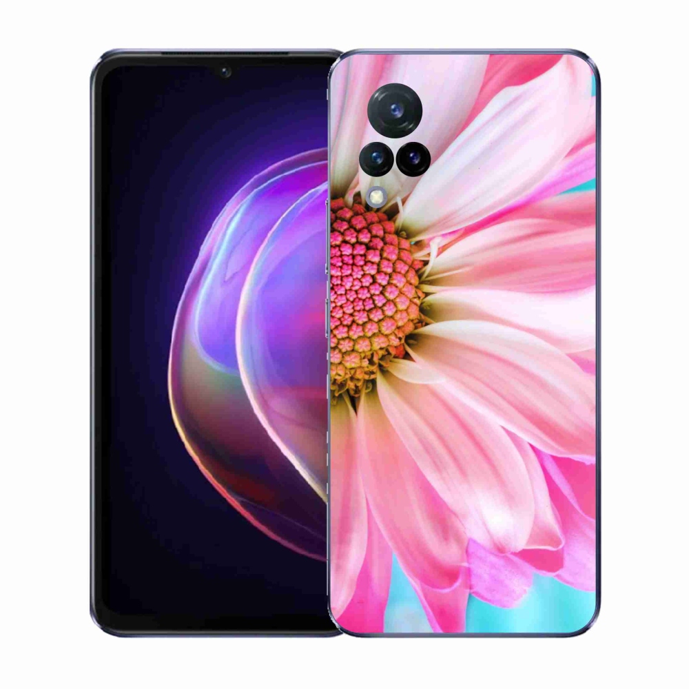 Gélový kryt mmCase na Vivo V21 4G/5G - ružová kvetina