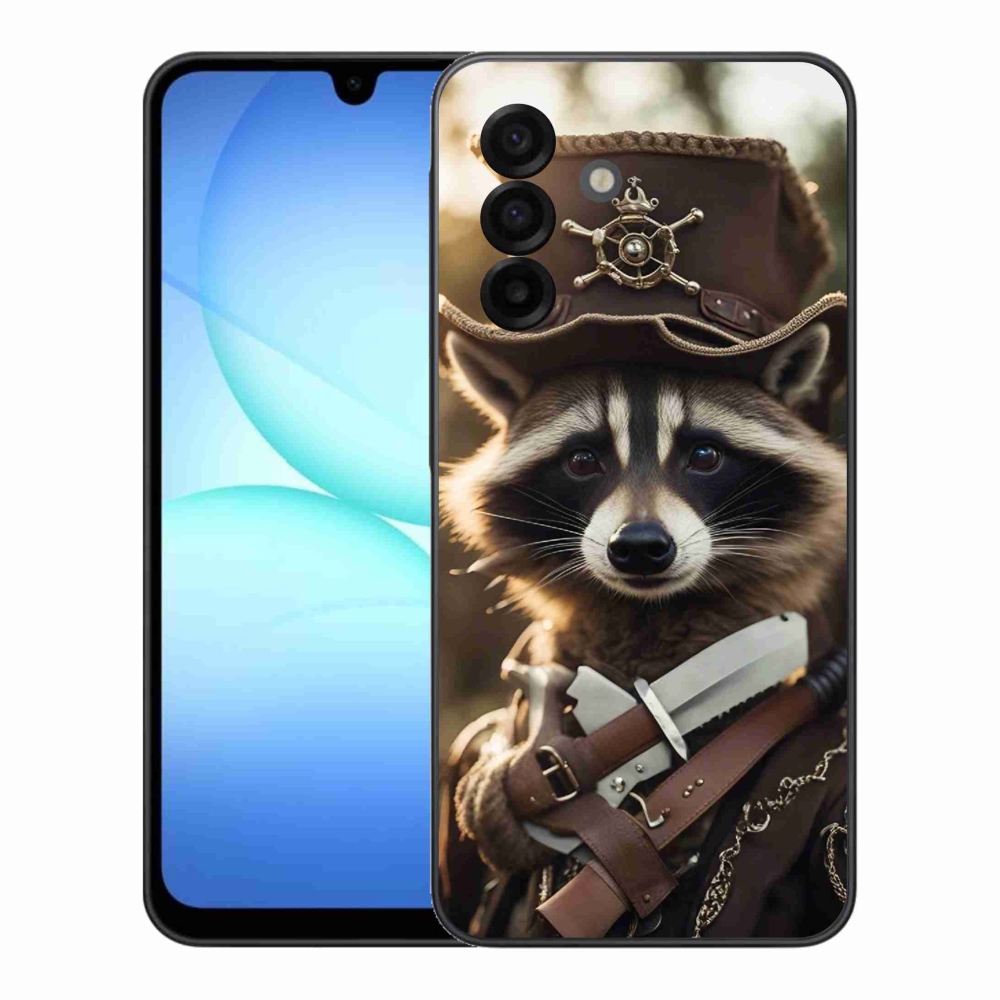 Gélový kryt mmCase na Samsung Galaxy A17 5G - mýval v uniforme
