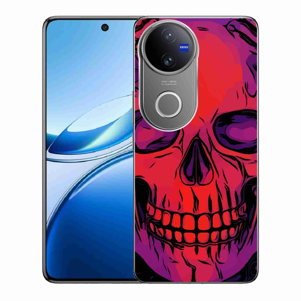 Gélový kryt mmCase na Vivo V50 5G - lebka