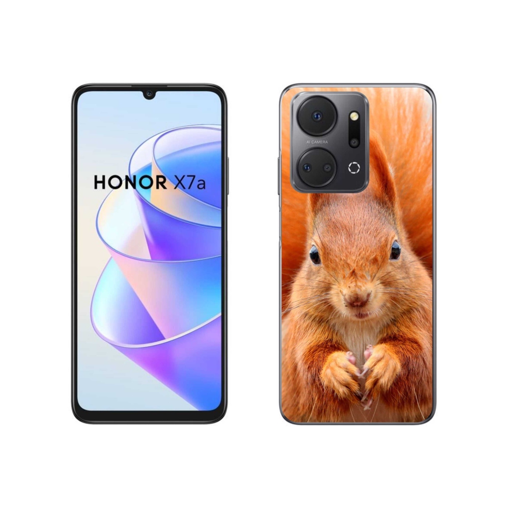 Gélový kryt mmCase na Honor X7a - veverička