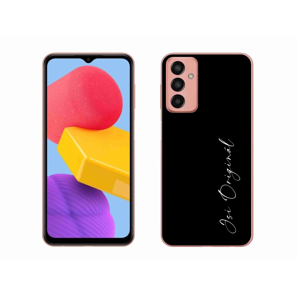 Gélový kryt mmCase na Samsung Galaxy M13 - si originál čierne pozadie