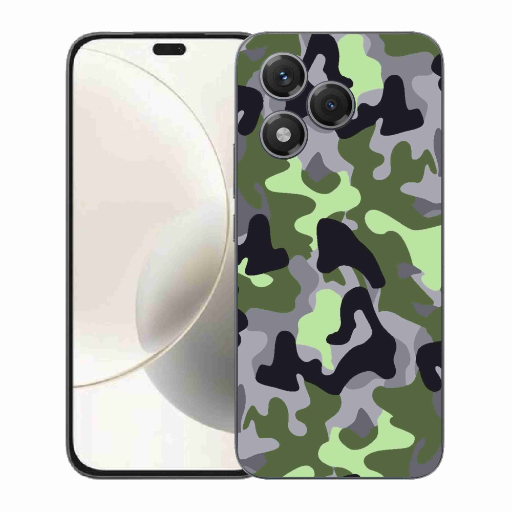Gélový kryt mmCase na Honor 400 Lite - maskáčový vzor 7