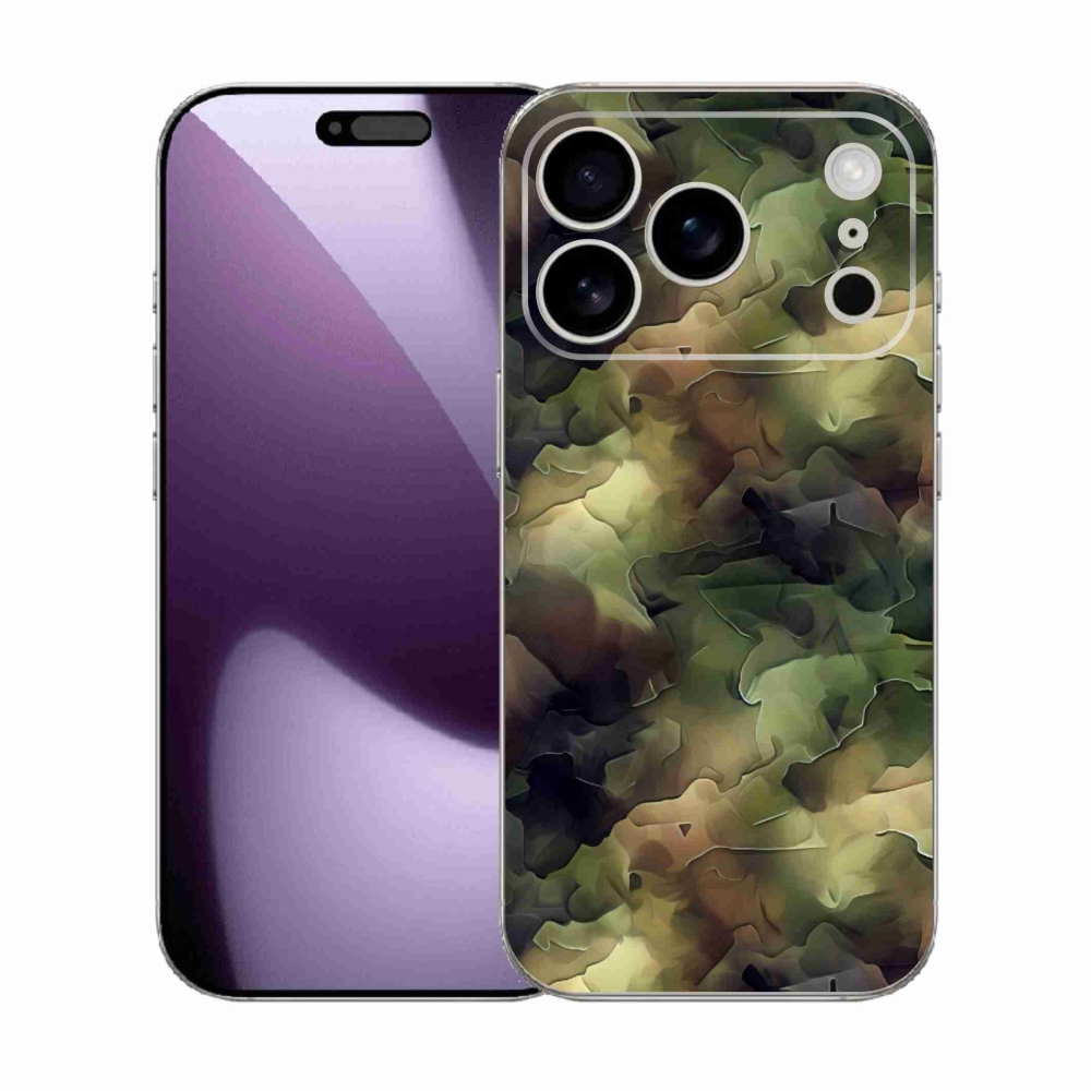 Gélový kryt mmCase na iPhone 17 Pro - maskáčový vzor 10