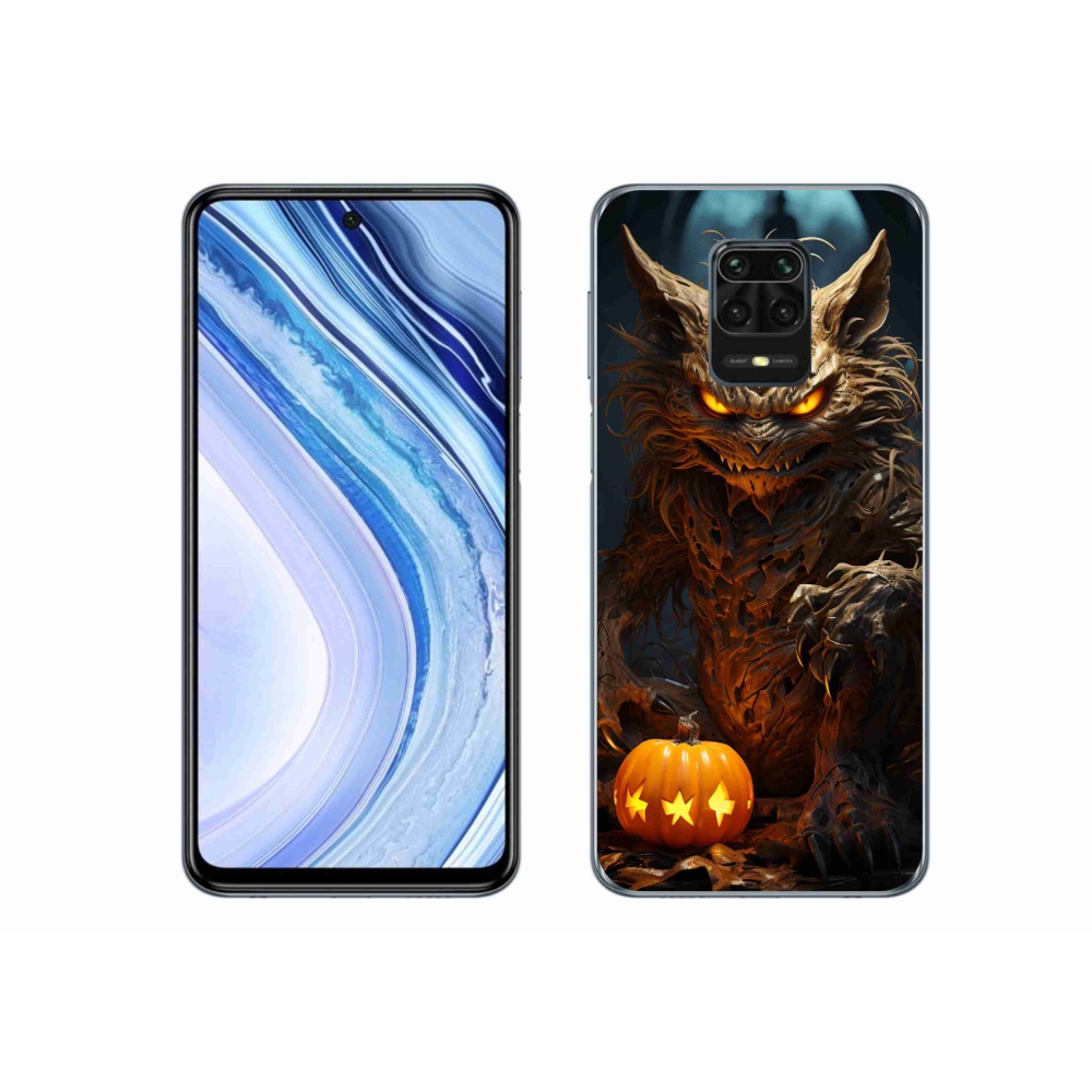 Gélový kryt mmCase na Xiaomi Redmi Note 9S - halloweenska príšera