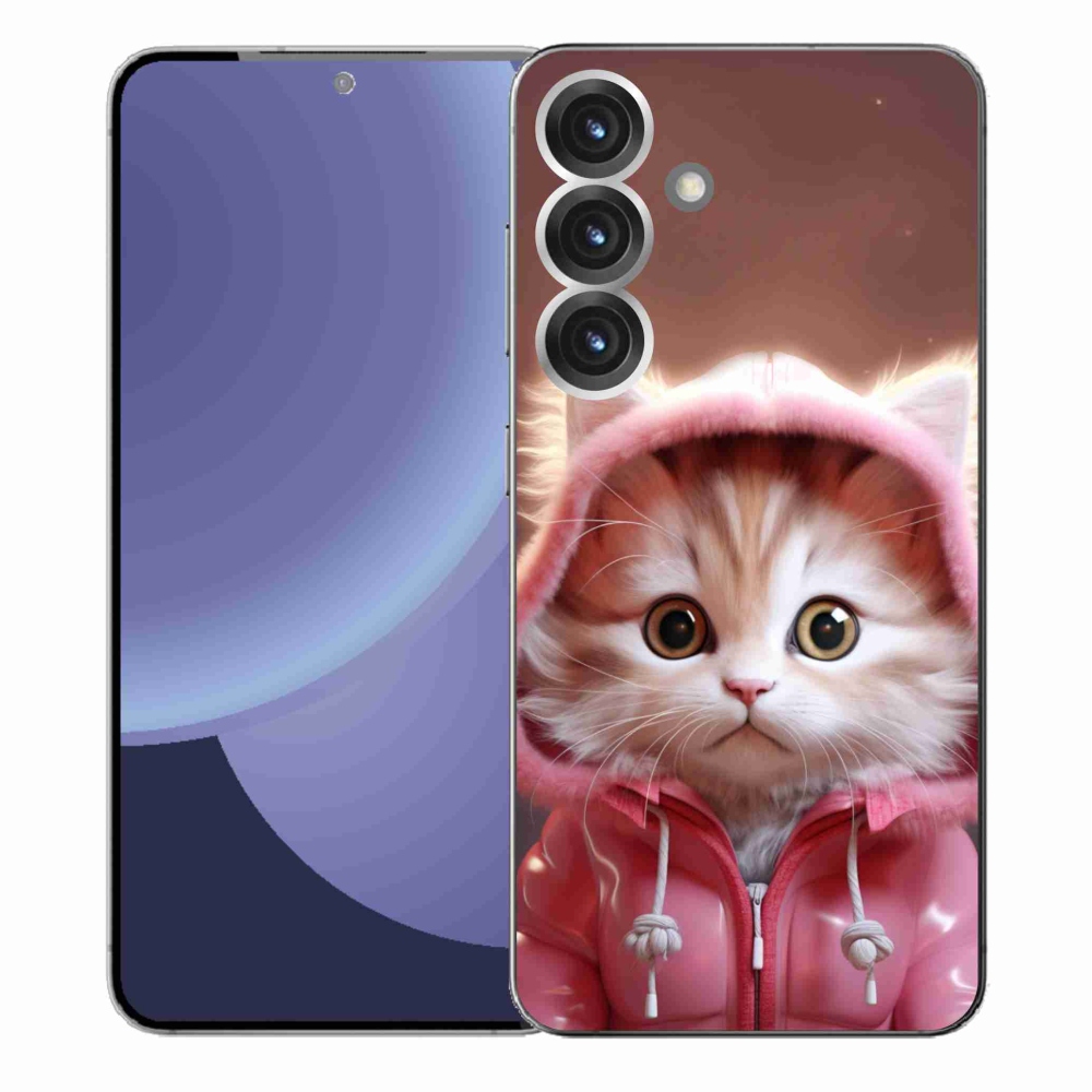 Gélový kryt mmCase na Samsung Galaxy S25+ - roztomilé mačiatko 3