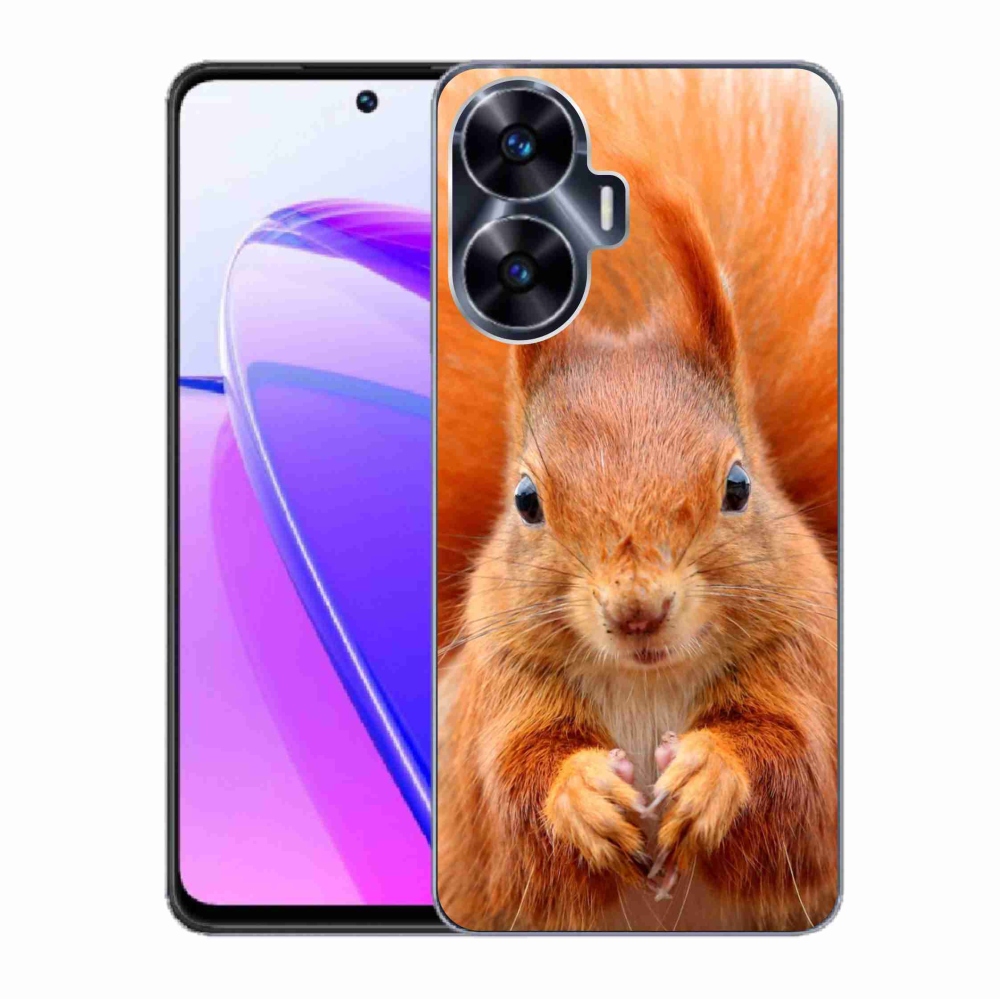 Gélový kryt mmCase na Realme C55 - veverička
