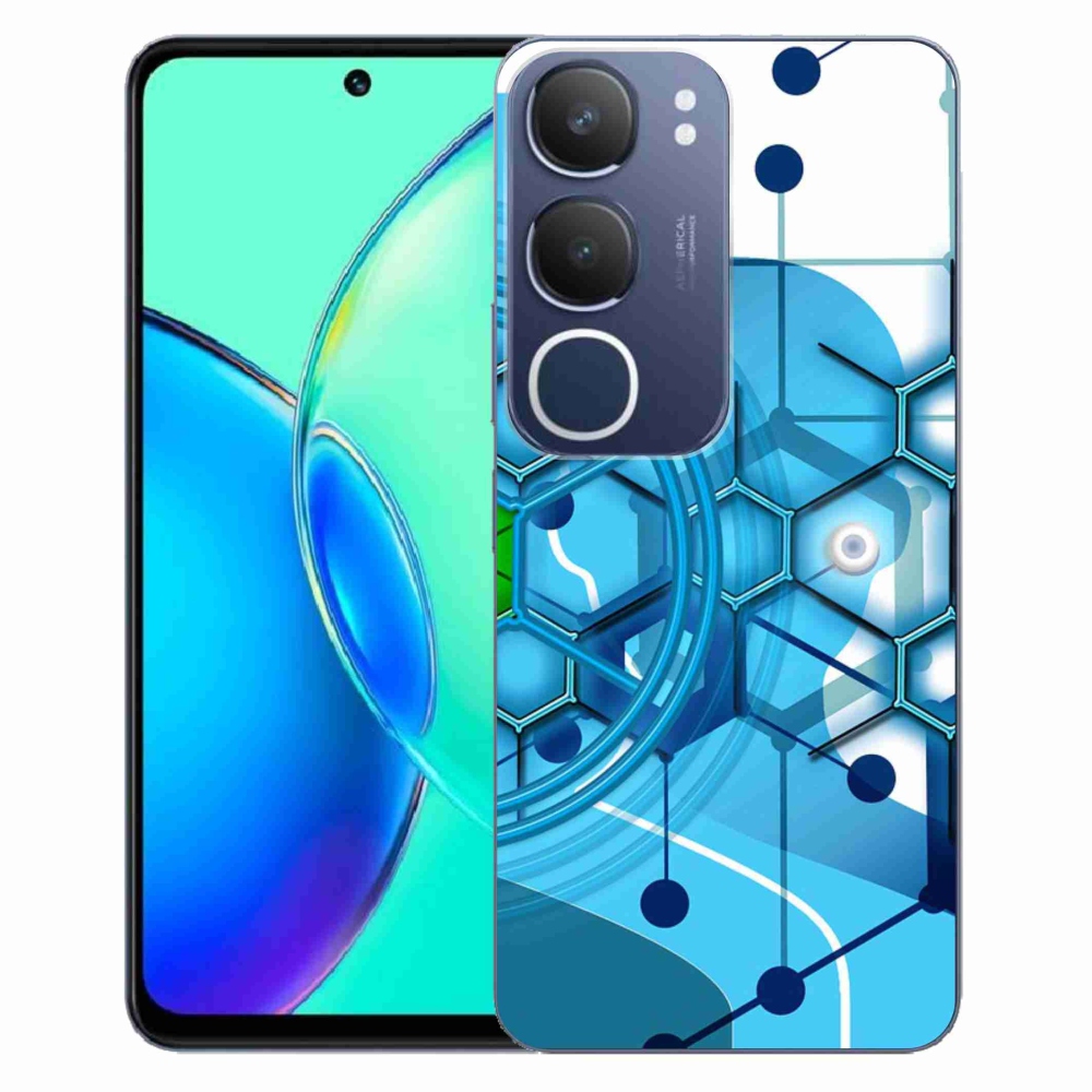 Gélový kryt mmCase na Vivo Y19s - abstraktný vzor 2