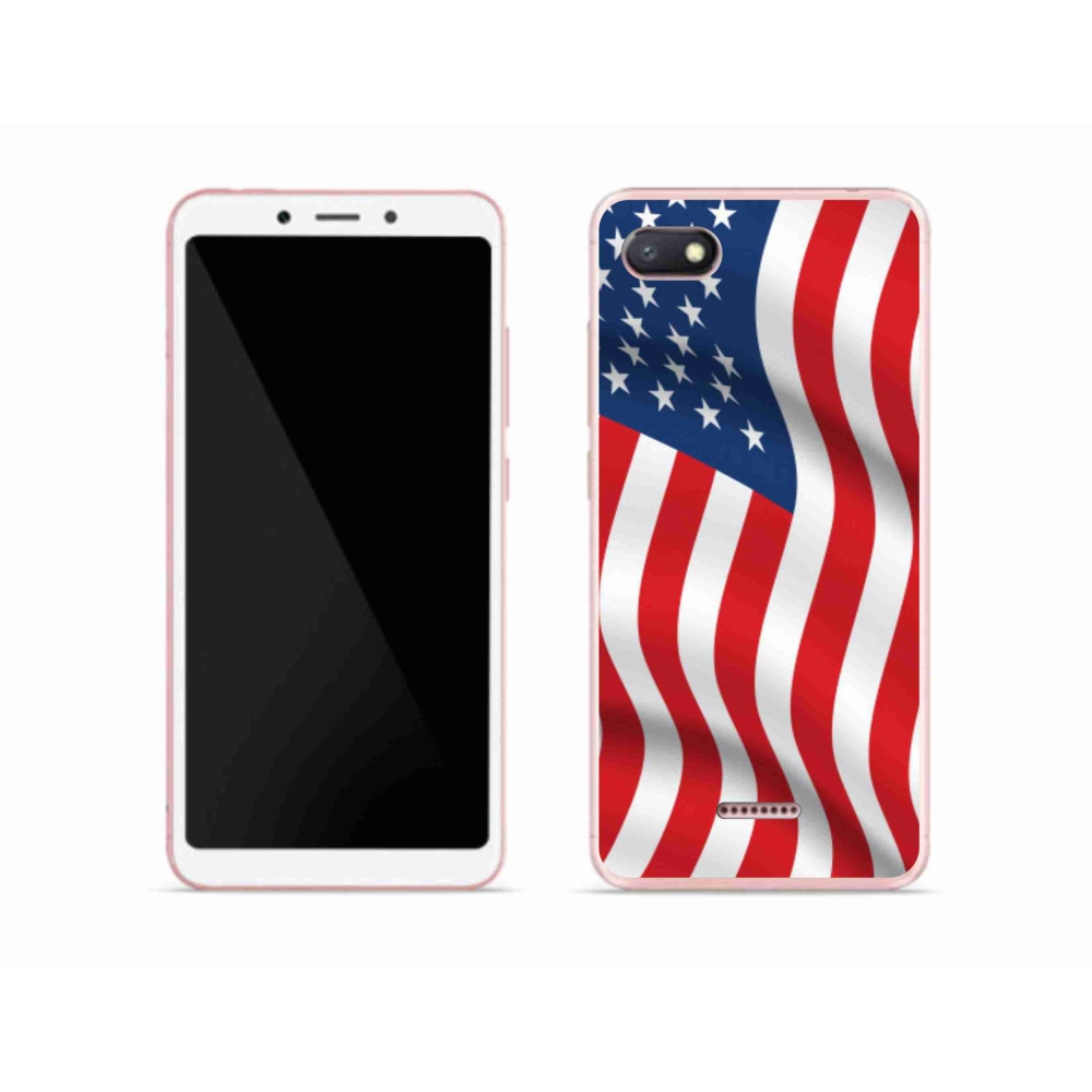 Gélový kryt mmCase na mobil Xiaomi Redmi 6A - USA vlajka