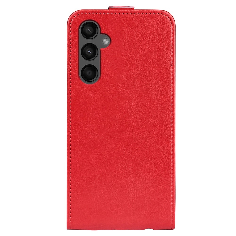 Vertical knižkové púzdro na Samsung Galaxy A15 4G/5G - červené