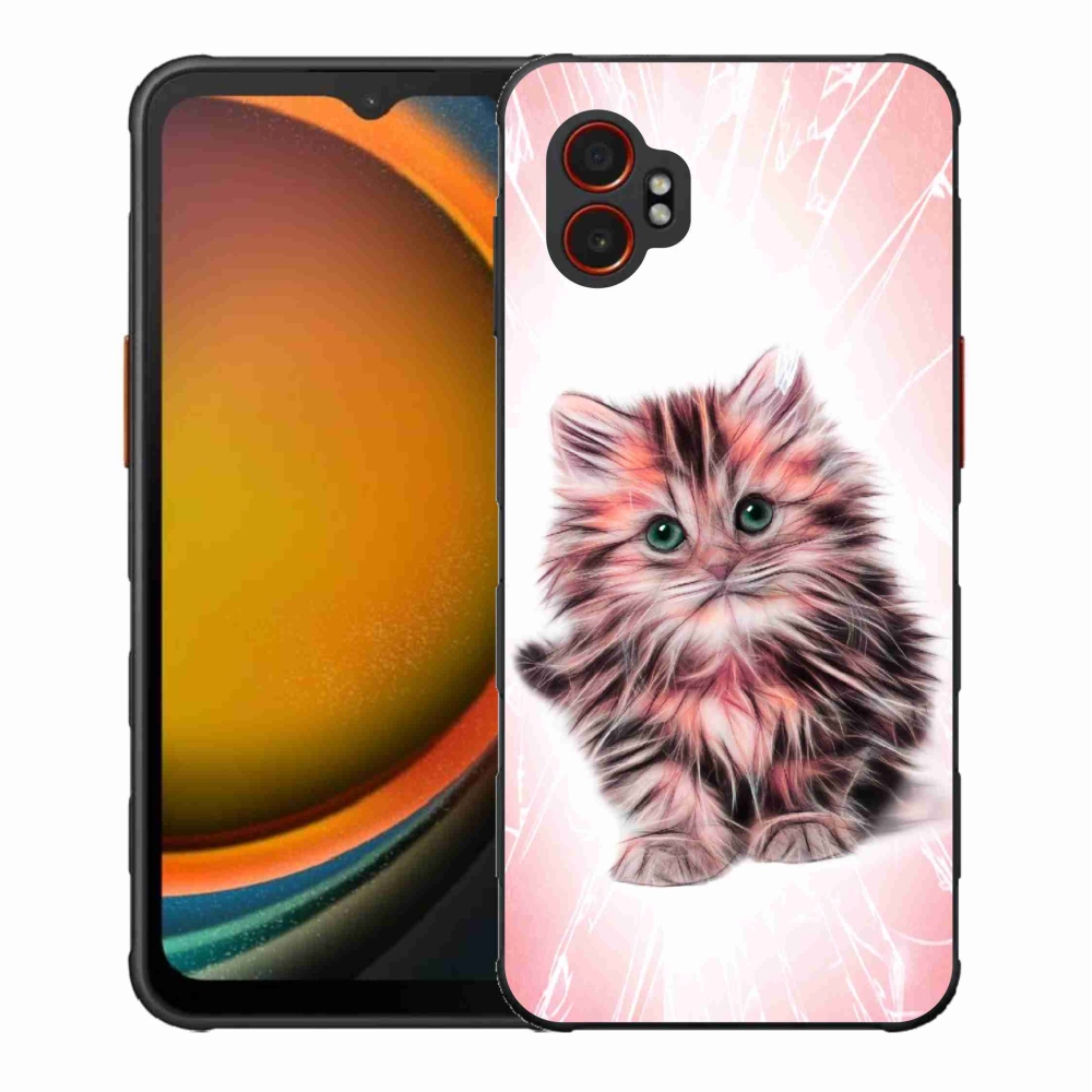 Gélový kryt mmCase na Samsung Galaxy Xcover 7 Pro - roztomilé mačiatko