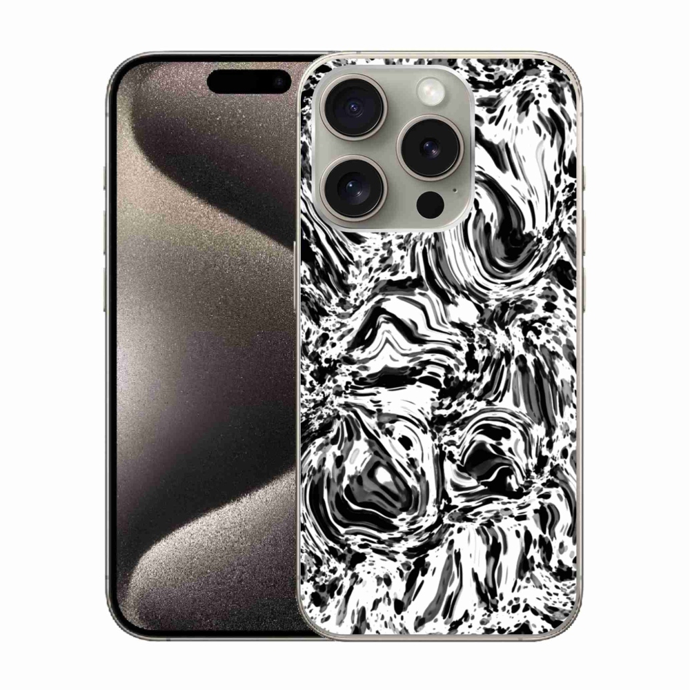 Gélový kryt mmCase na iPhone 15 Pro - abstrakt 4