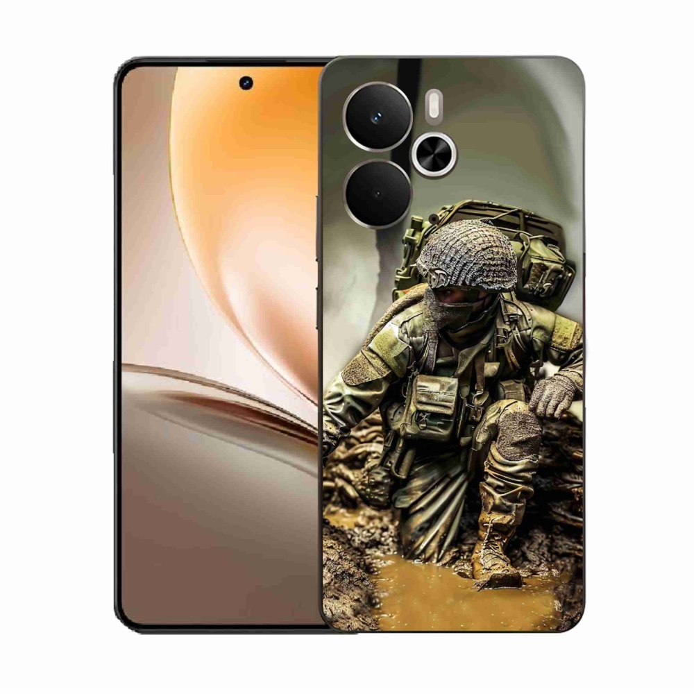 Gélový kryt mmCase na Realme 14 5G - vojak