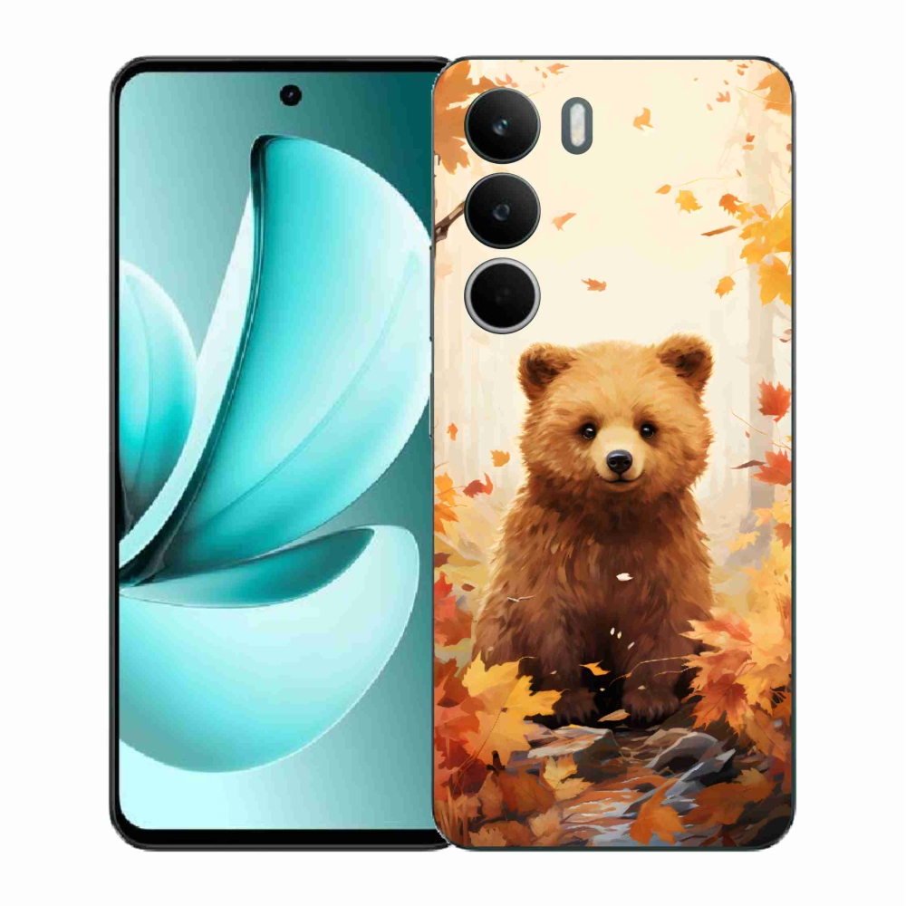 Gélový kryt mmCase na Realme C71 - medveď v lese