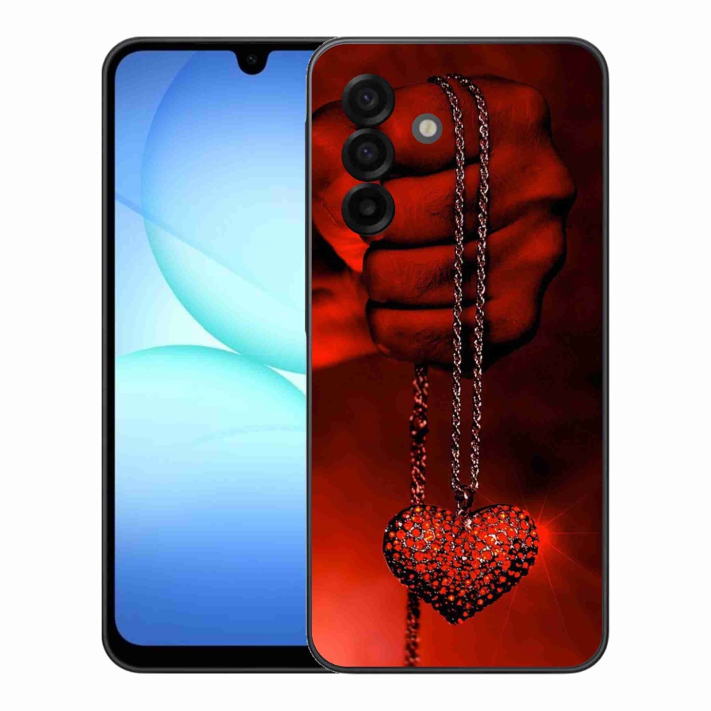 Gélový kryt mmCase na Samsung Galaxy A17 4G/5G - náhrdelník