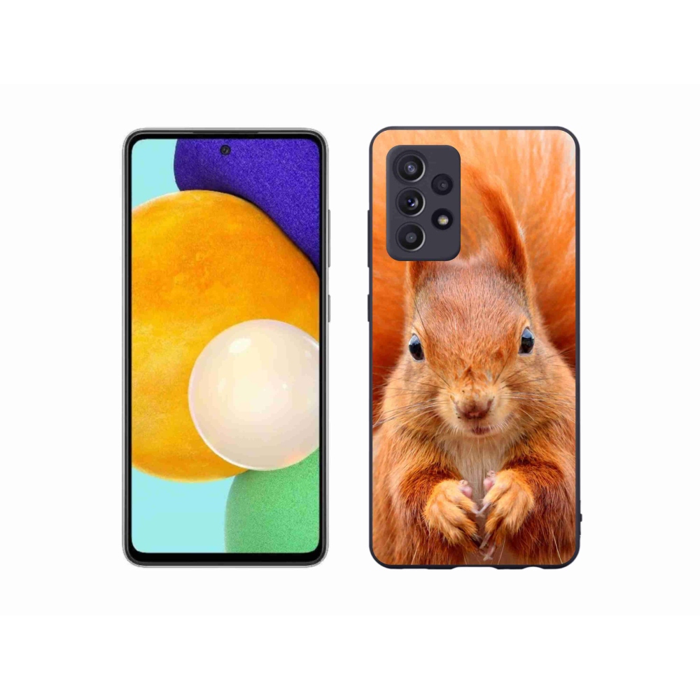 Gélový kryt mmCase na Samsung Galaxy A52/A52 5G - veverička