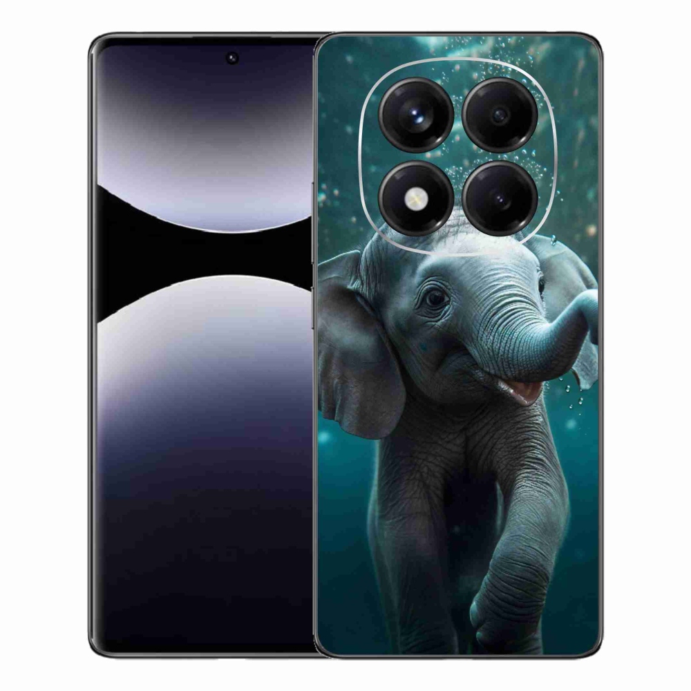 Gélový kryt mmCase na Xiaomi Redmi Note 14 Pro - sloník pod vodou