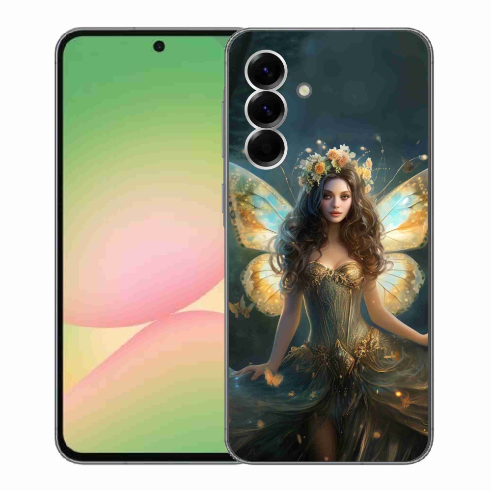 Gélový kryt mmCase na Samsung Galaxy A56 5G - motýlia žena
