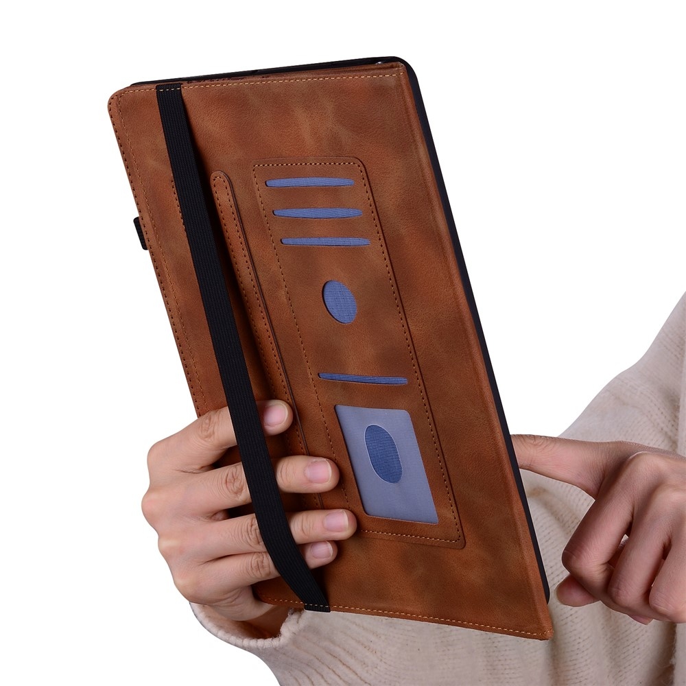 Heart zatváracie púzdro na tablet Xiaomi Redmi Pad SE 8.7 - hnedé