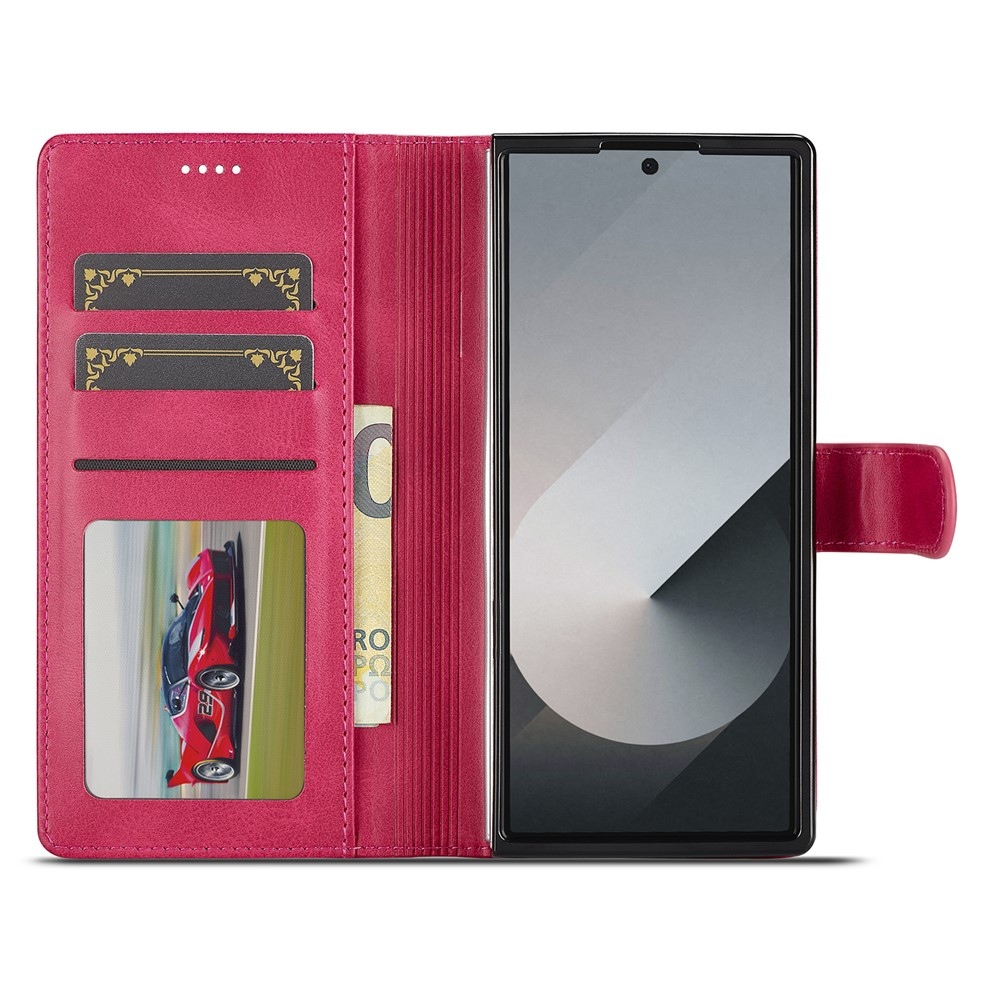 IMEEKE knižkové púzdro na Samsung Galaxy Z Fold7 5G - rose