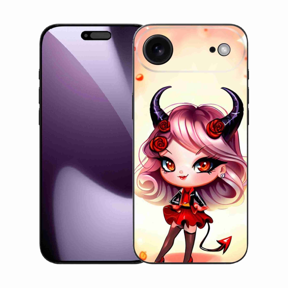 Gélový kryt mmCase na iPhone 17 Air - kreslená čertica