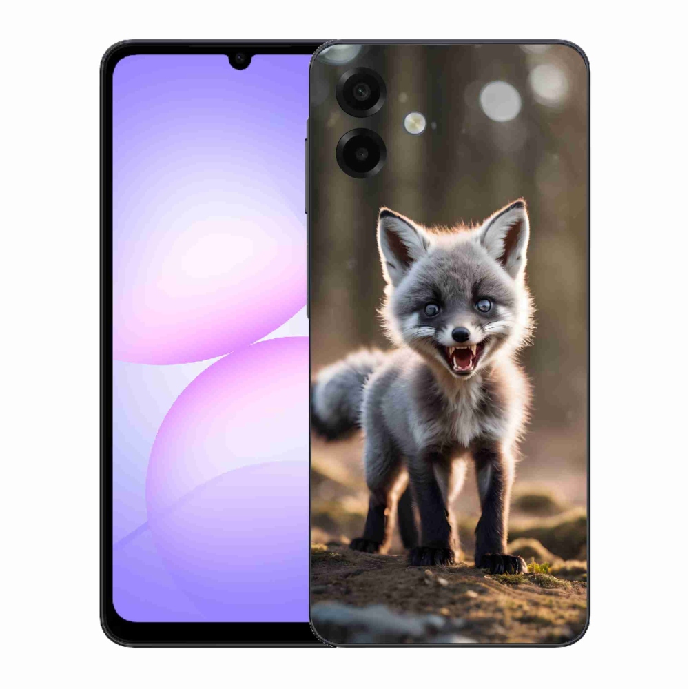 Gélový kryt mmCase na Samsung Galaxy A07 4G - rozzúrená líška