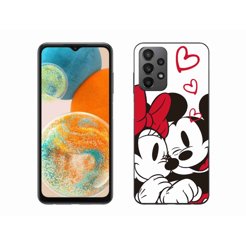 Gélový kryt mmCase na Samsung Galaxy A23 4G/5G - mínnie a mickey