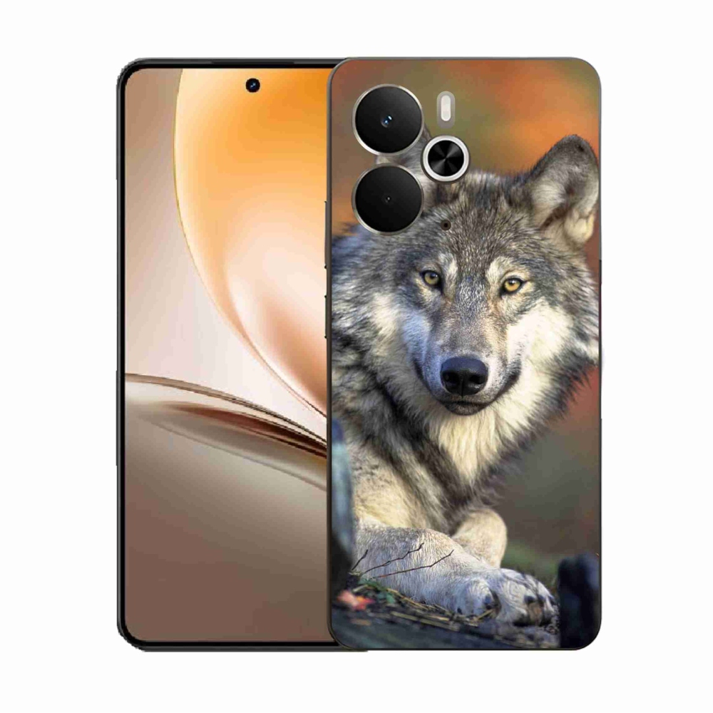 Gélový kryt mmCase na Realme 14 5G - vlk