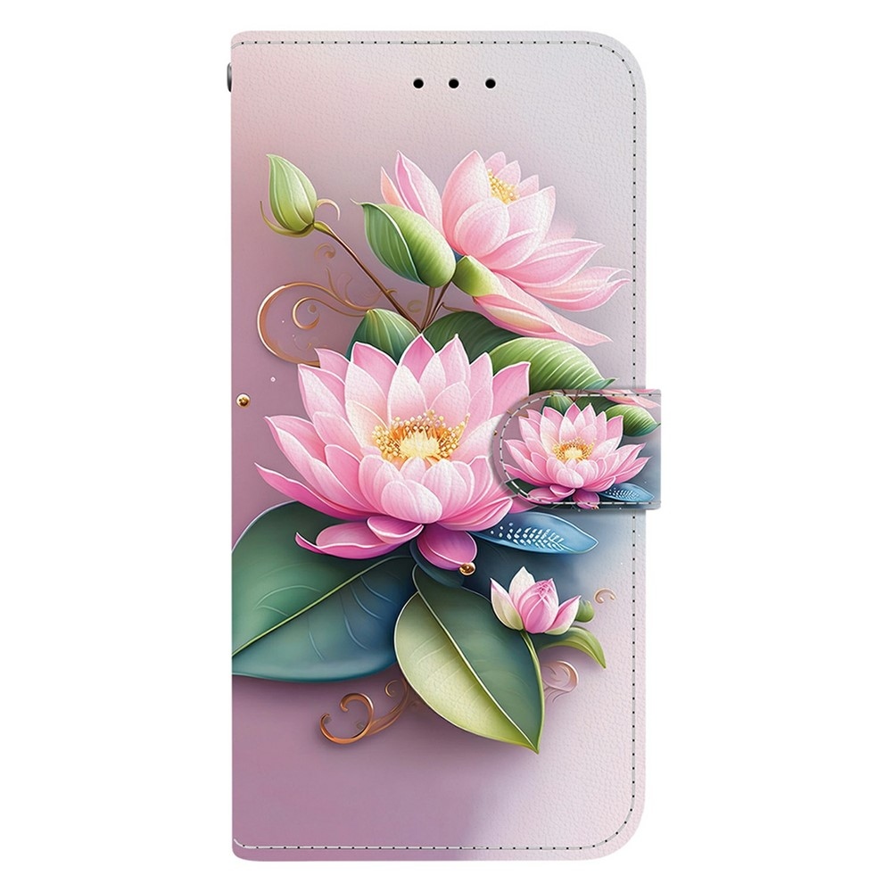 Versatile knižkové puzdro na Xiaomi Redmi 15 4G (171mm) - lotusový kvet