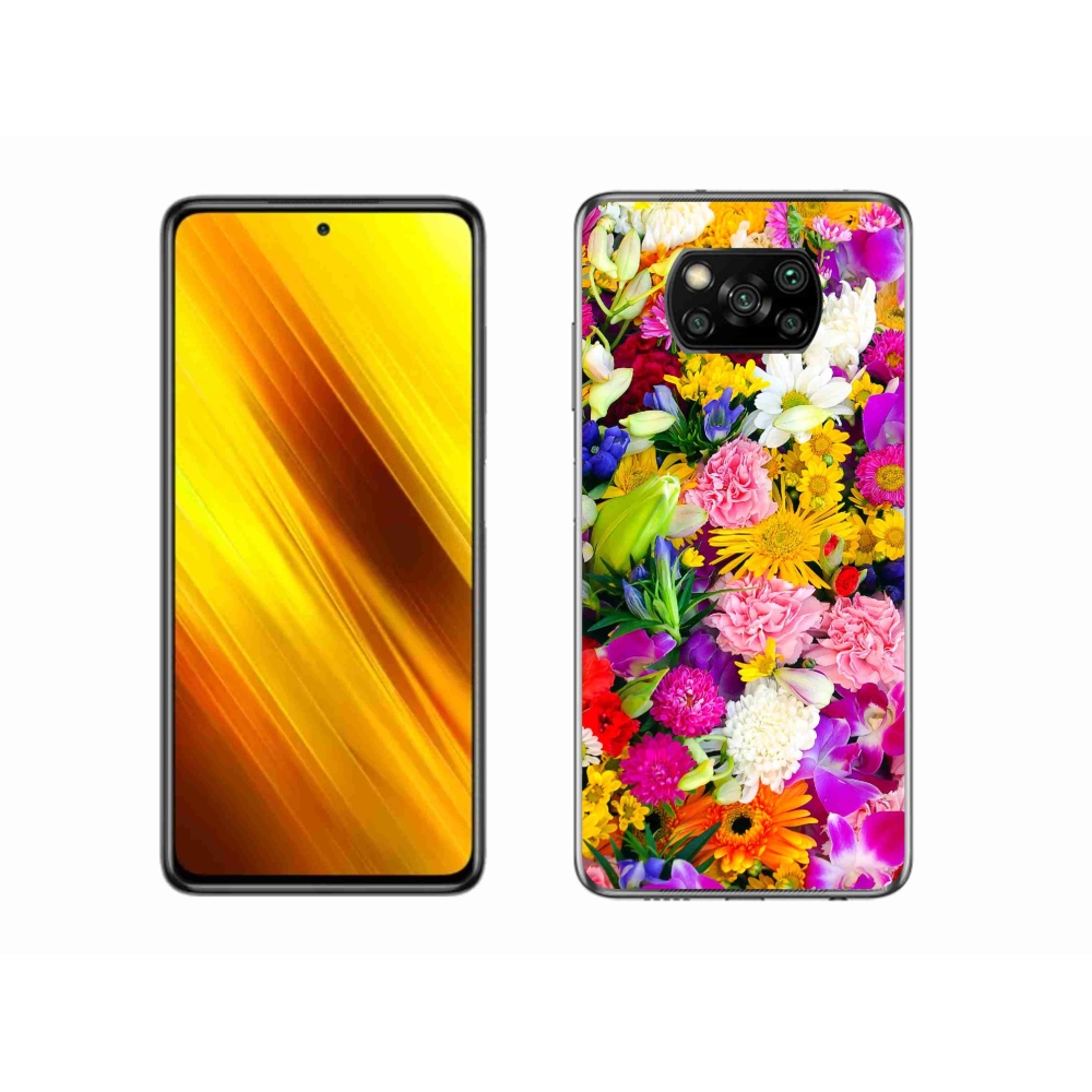 Gélový kryt mmCase na Xiaomi Poco X3 - kvety 12