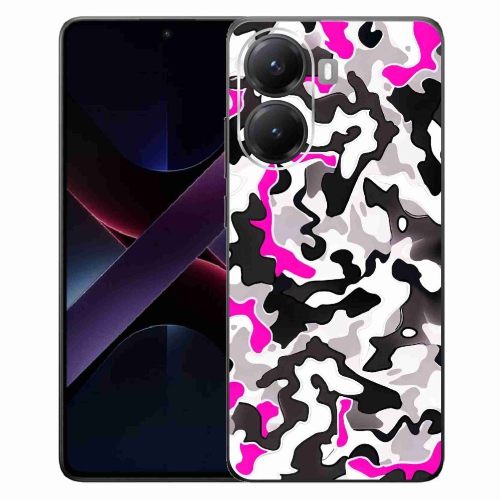 Gélový kryt mmCase na Xiaomi Poco X7 Pro 5G - maskáčový vzor 5