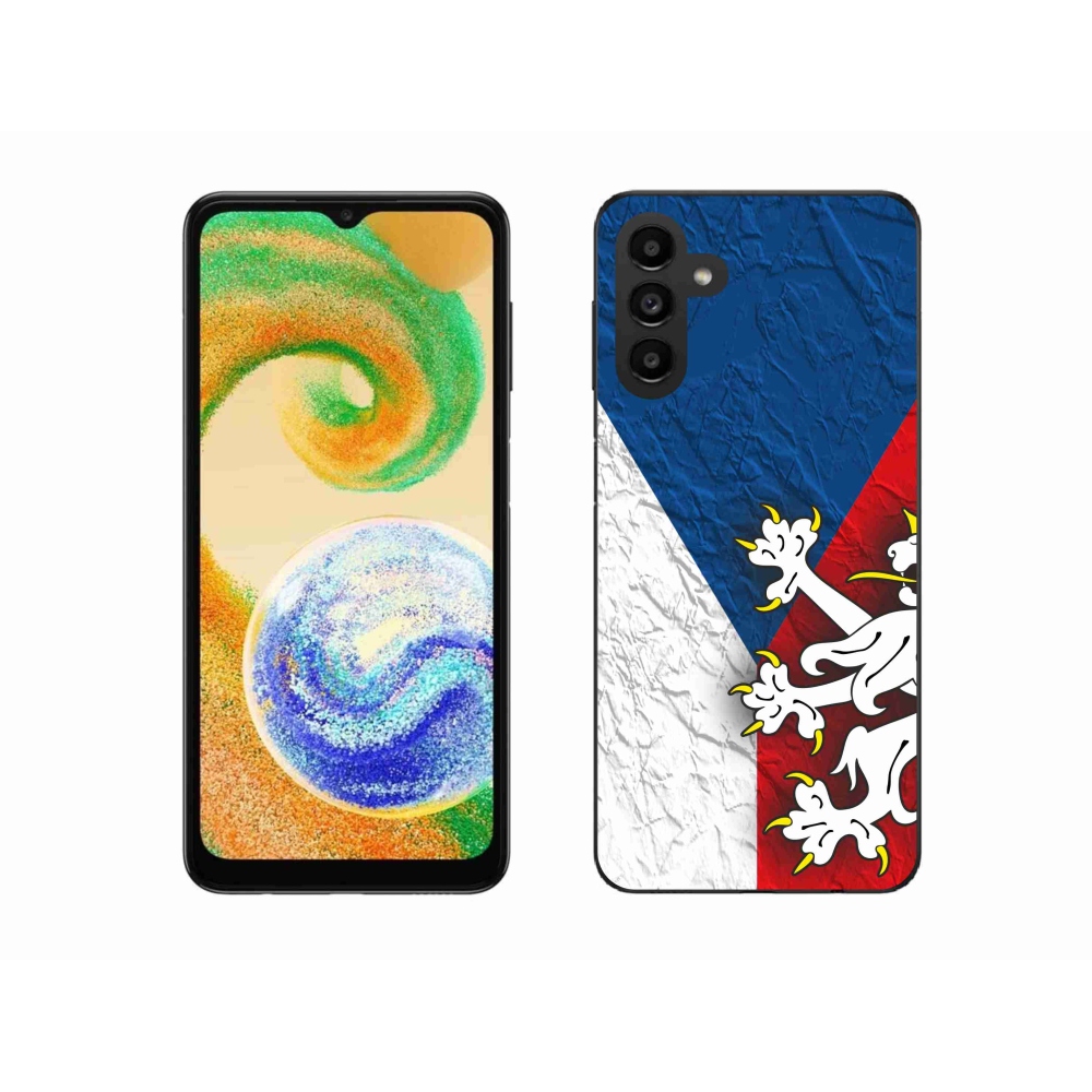 Gélový kryt mmCase na Samsung Galaxy A04s (164.7x76.7x9.1mm) - česká vlajka 1