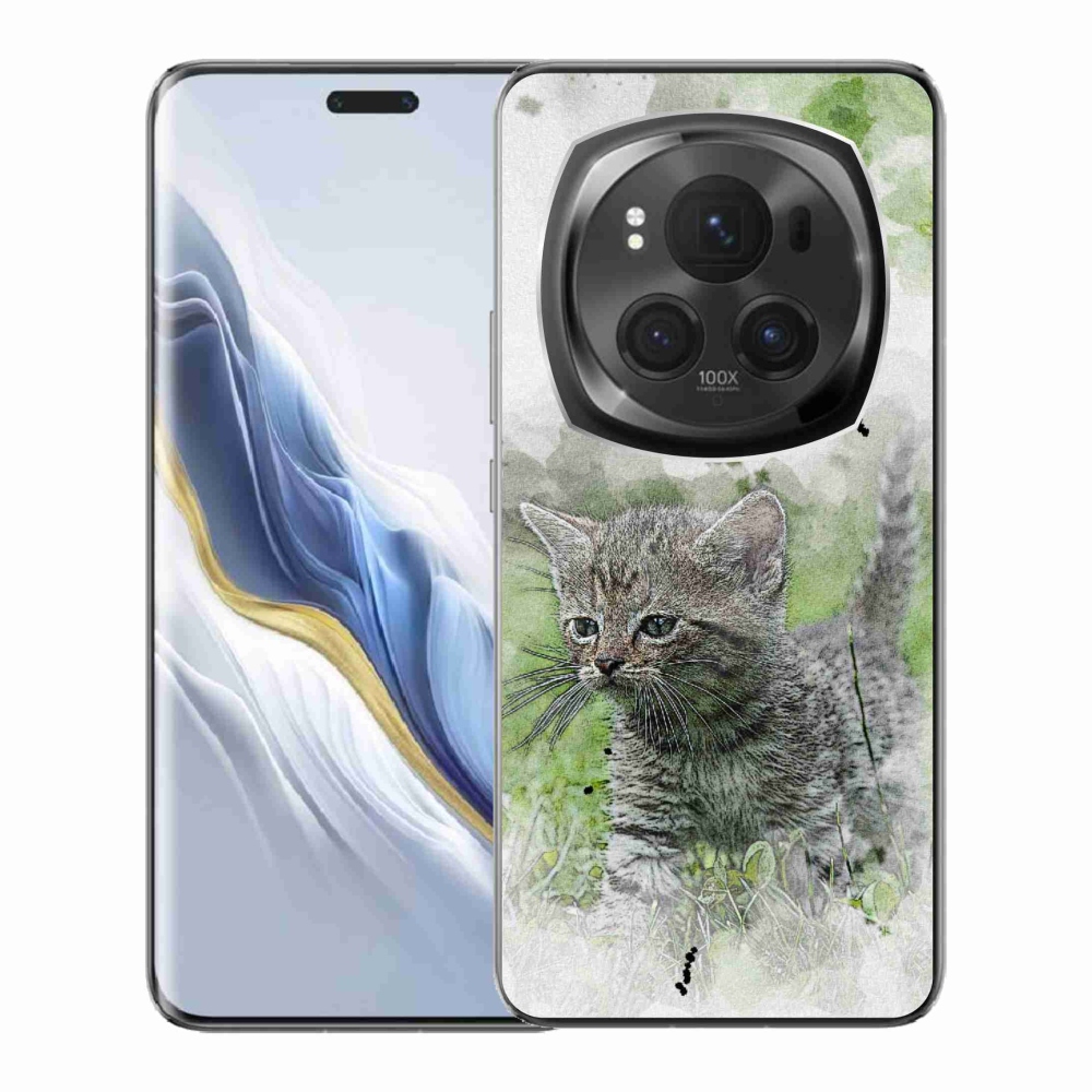 Gélový kryt mmCase na Honor Magic 6 Pro 5G - roztomilé mačiatko 1