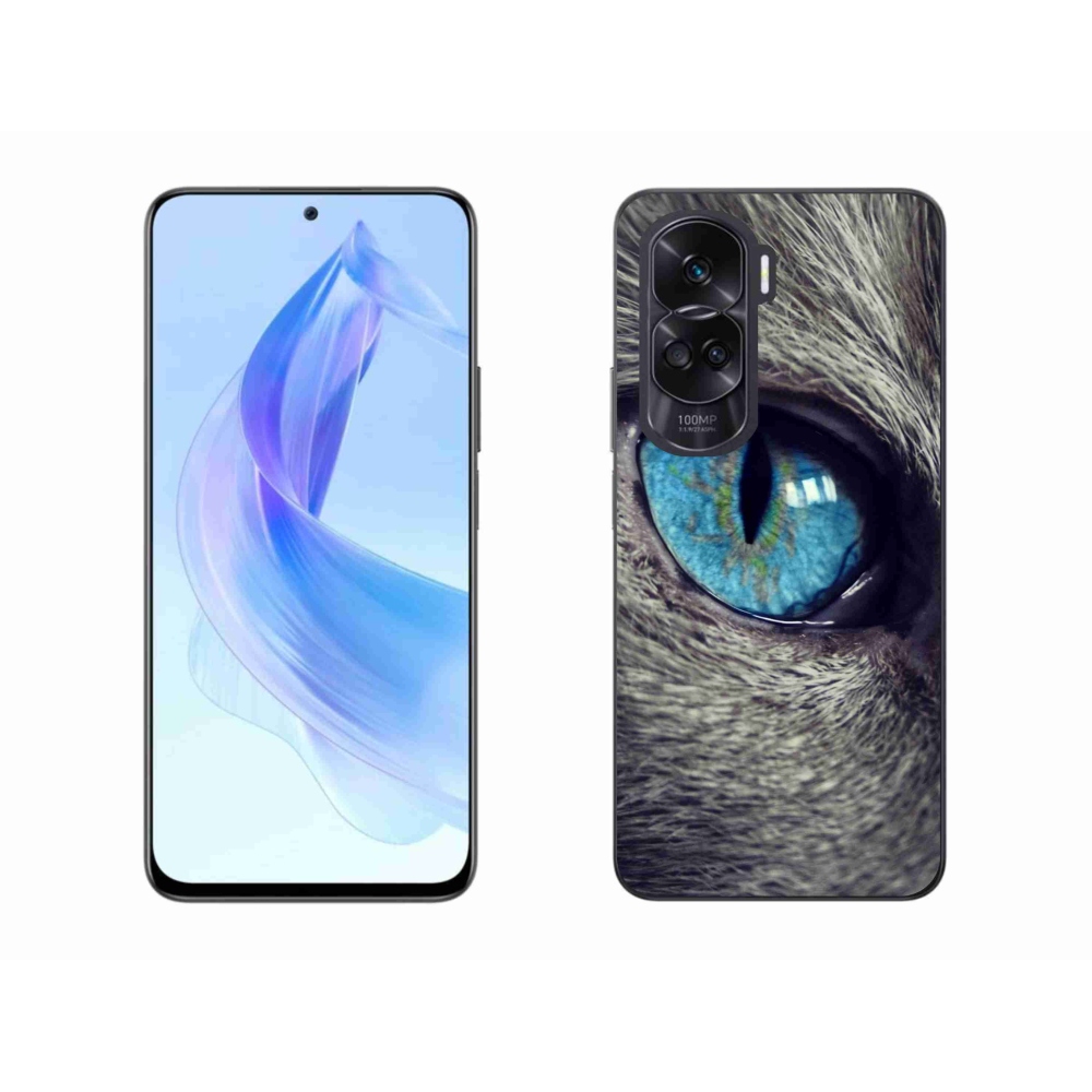 Gélový kryt mmCase na Honor 90 Lite - modré mačacie oko