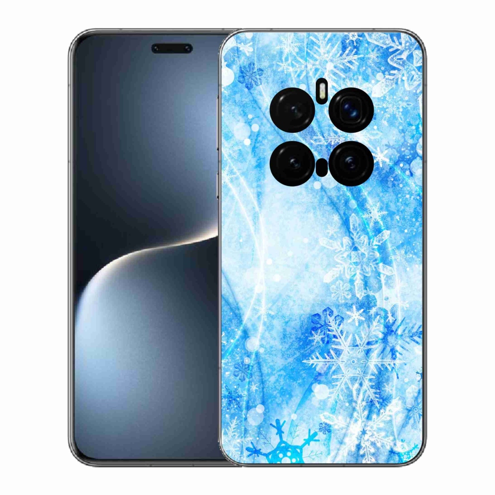 Gélový kryt mmCase na Honor Magic 7 Pro 5G - snehové vločky