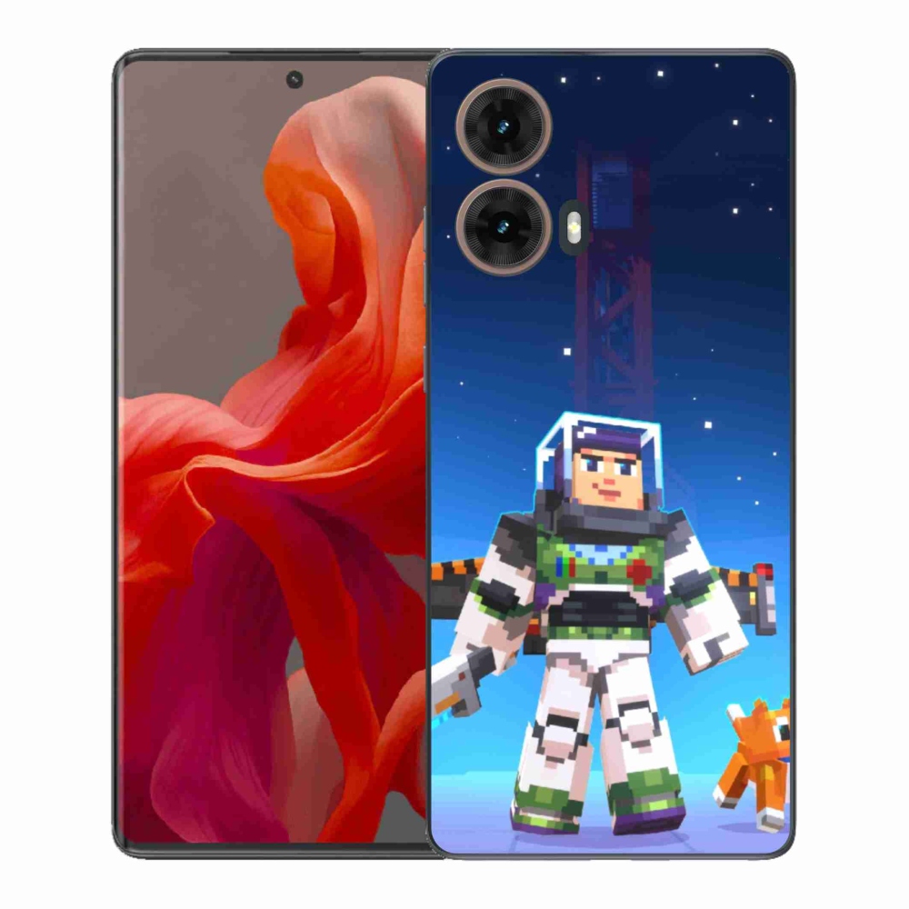 Gélový kryt mmCase na Motorola Moto G85 5G - minecraft 2