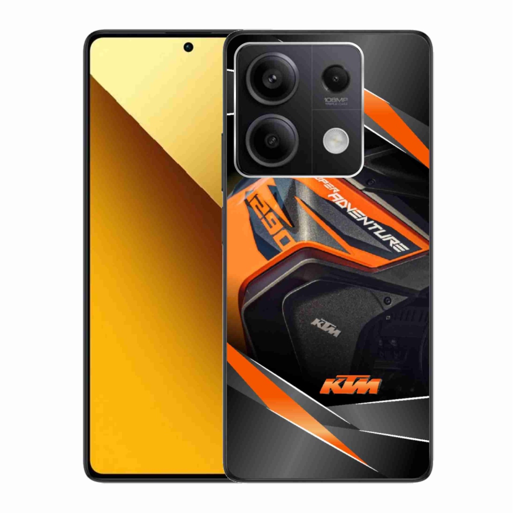 Gélový kryt mmCase na Xiaomi Redmi Note 13 5G - motorka ktm