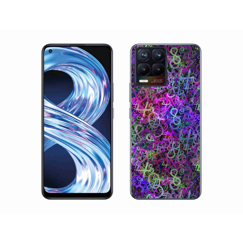 Gélový kryt mmCase na Realme 8 Pro - abstraktný motív 25