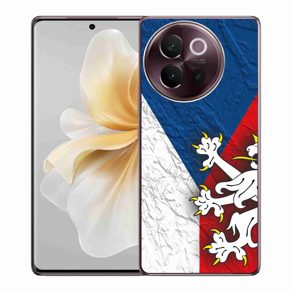 Gélový kryt mmCase na Vivo V40 Lite 5G - česká vlajka 1