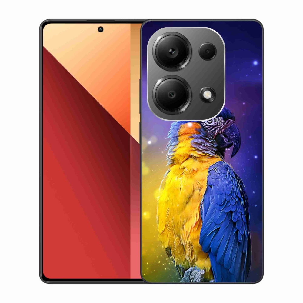 Gélový obal mmCase na Xiaomi Redmi Note 13 Pro 4G/Poco M6 Pro - papagáj ara 1