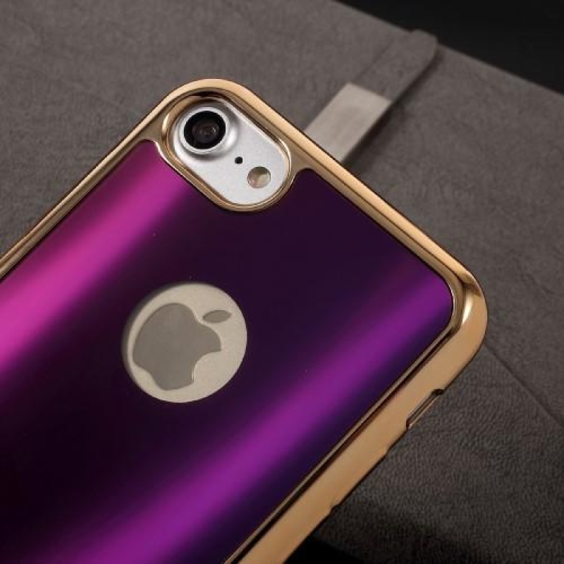 Danzzi lesklý gélový obal na iPhone 7 a iPhone 8 - fialový