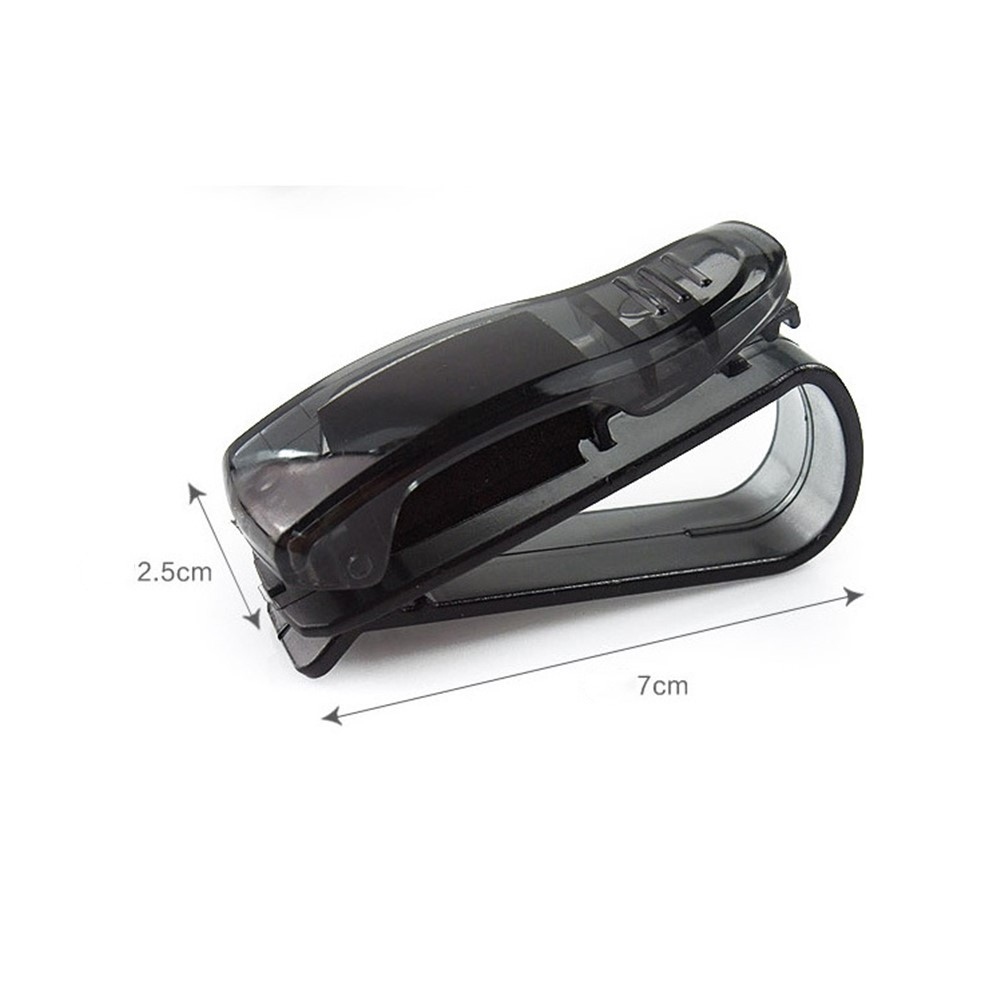 Multifunkčný držiak okuliarov do auta na slnečnú clonu s klipom