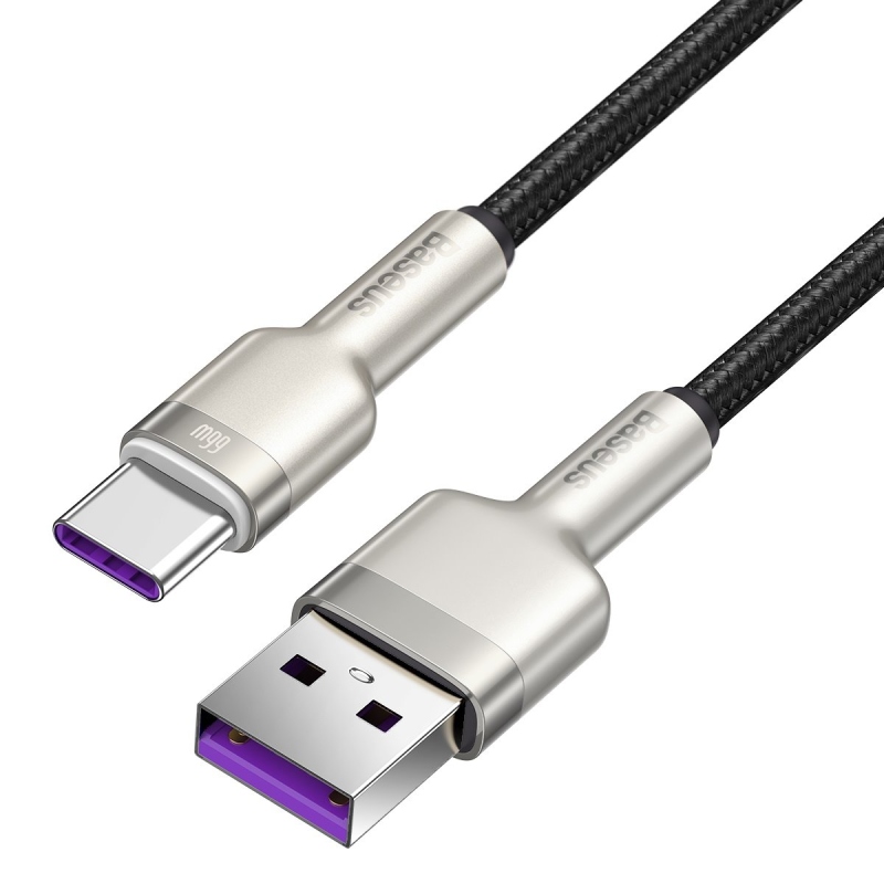 Baseus Cafule Metal Series Dátový Kábel USB-A - USB-C 66W 2m Black