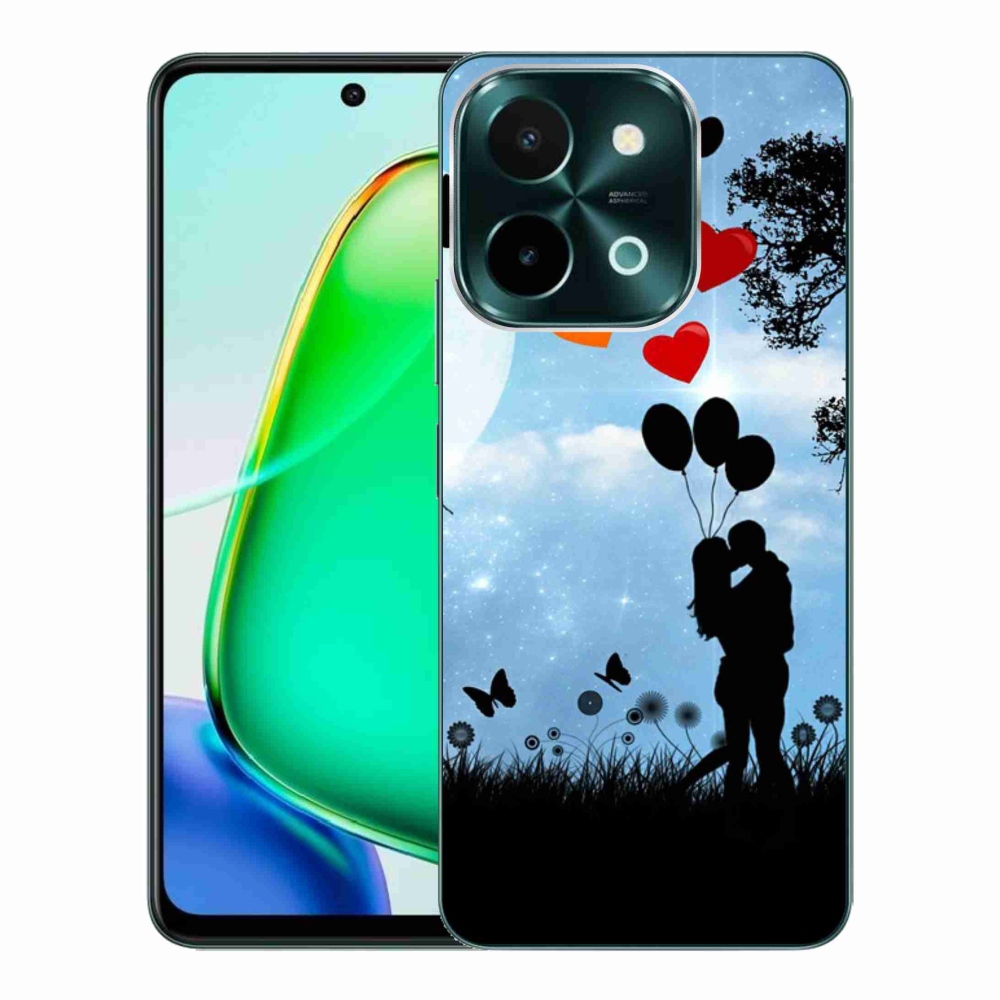 Gélový obal mmCase na Vivo Y28 - zamilovaný pár
