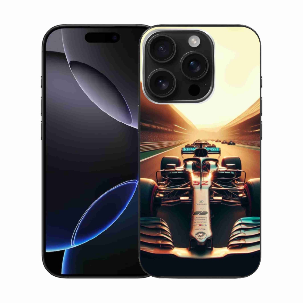 Gélový kryt mmCase na iPhone 16 Pro - formula 1